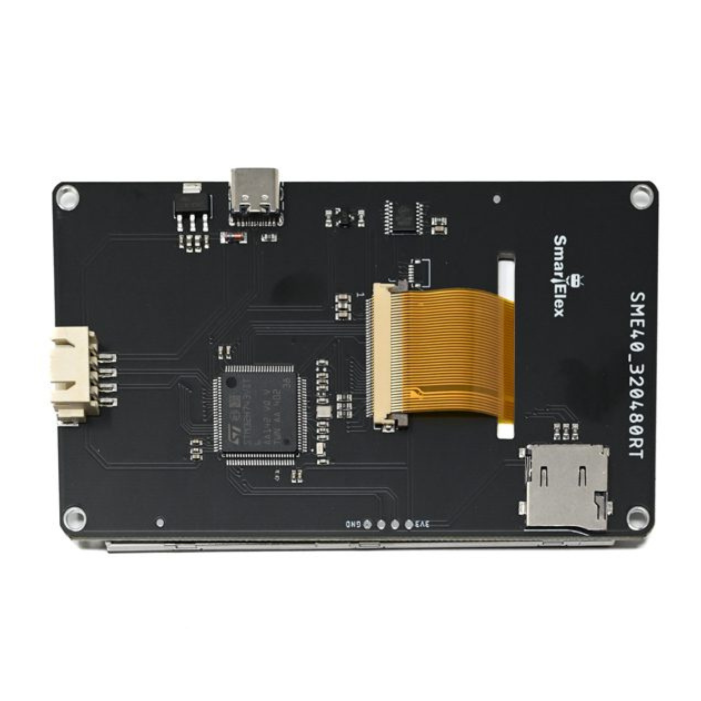 SmartElex Basic 4.0″ HMI Display – 320×480 TFT Screen with Resistive Touch and UART Interface