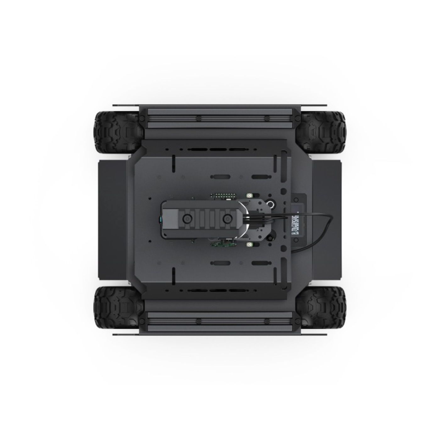 Waveshare UGV Rover ROS 2 Open-source 6 Wheels 4WD AI Robot Suitable for Raspberry Pi 4B / Raspberry Pi 5 Dual controllers, All-metal Body, Flexible and Expandable